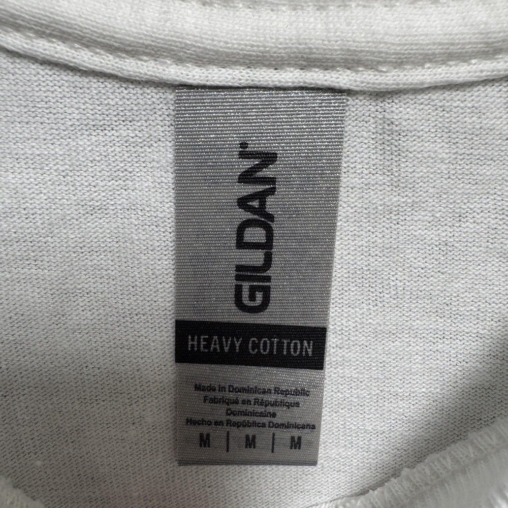 Gildan Yalies Stand With Israel Shirt Mens Medium White Yale Bulldog Graphic Tee - Picture 4 of 7